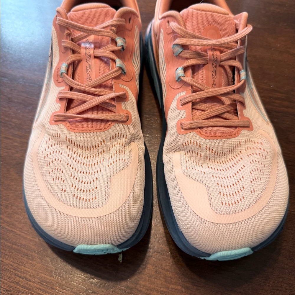 Altra Women's Coral Pink Running Shoes with Mint Accents